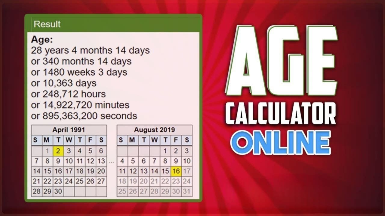 Age Calculator Online